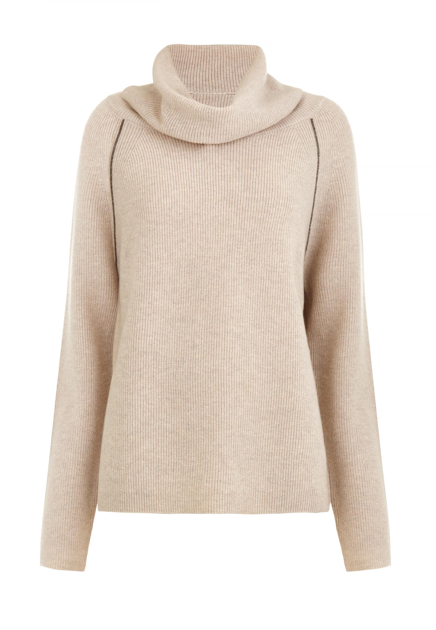 W25-00CH0424 Relaxed collar sweater