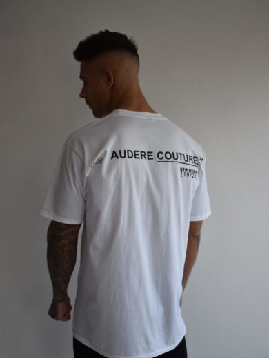 SA1 Mens Audere Couture Panel Sky/White T-Shirt RRP £29.99 