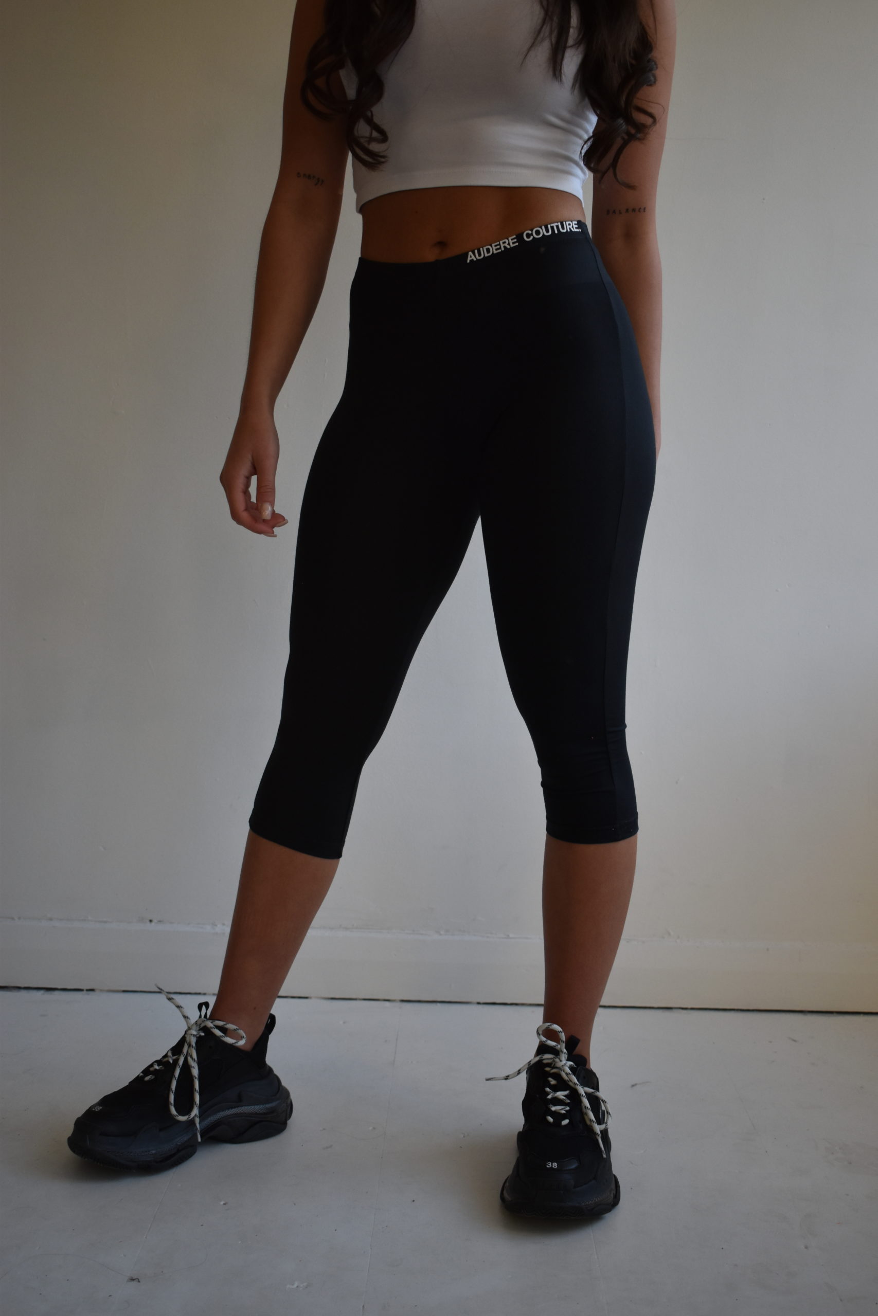 Black Soft Style Gym Leggings – Audere Couture